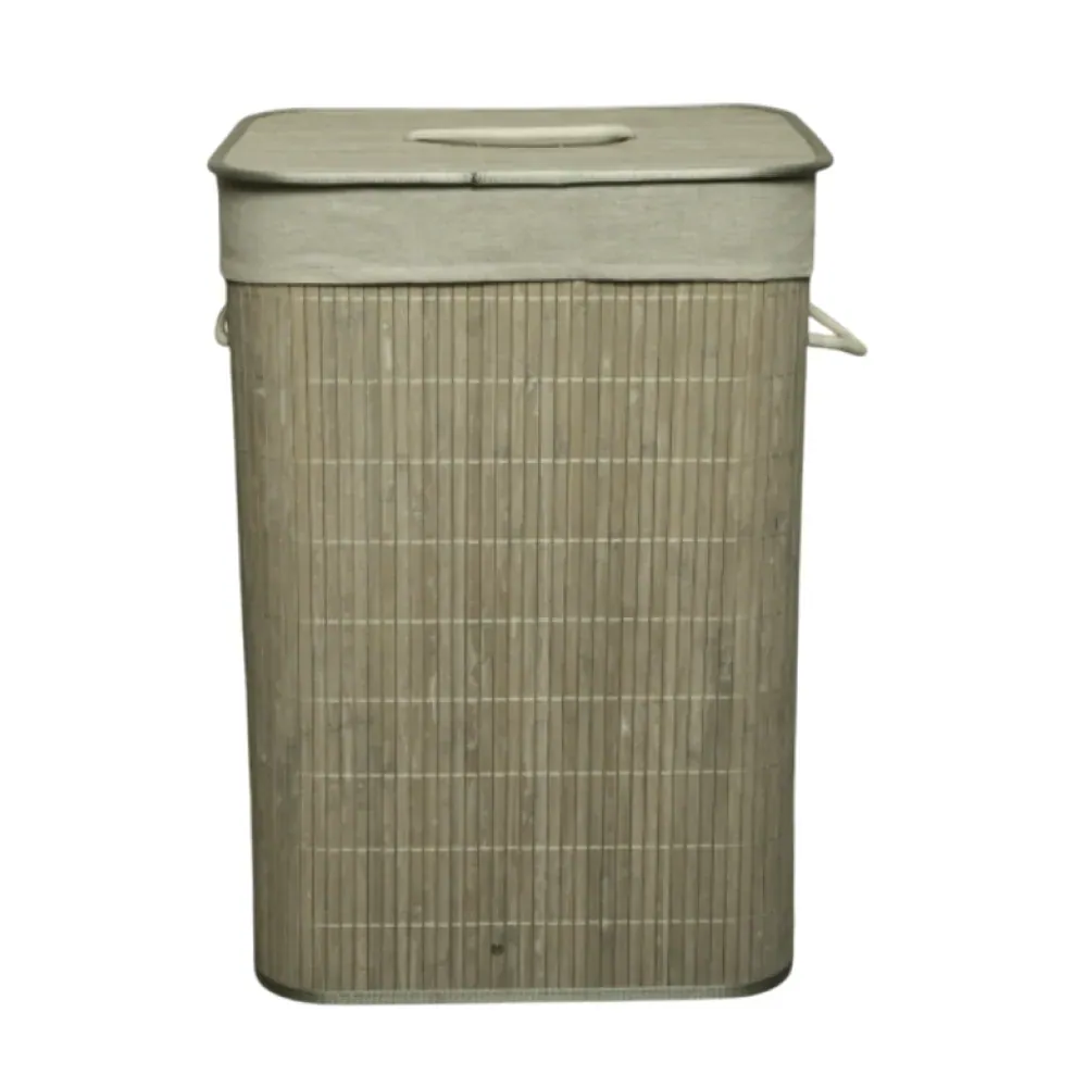 Корзина для белья Eco, размер 40*30*60см (светлое дерево)